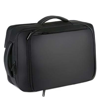 Black BSCI Business Travel Backpack Laptop Teenager Mens Backpack With Charger