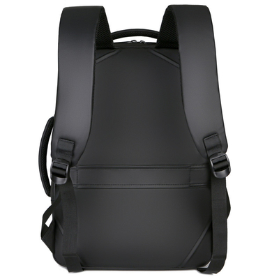 Black BSCI Business Travel Backpack Laptop Teenager Mens Backpack With Charger