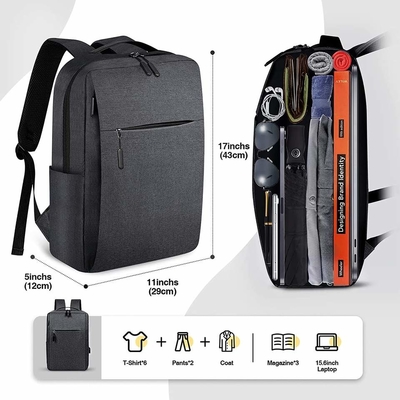 OEM Anti Theft USB Charging Backpack 15.6 Inch Laptop Briefcases For Men
