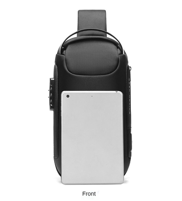 Anti Theft Crossbody Sling Bag Cross Shoulder Sling Bag USB Men Chest Bag