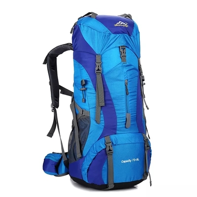 Ransel Mountain Waterproof Trekking Backpack Polyester 70 Liter Backpack ISO