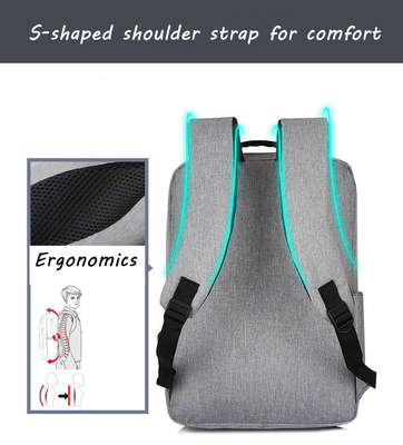 Business Fashion  Laptop Backpack bag Charging Custom Men's USB Travel Waterproof Laptop Backpacks Bag