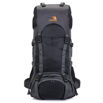 Blue 60L Waterproof Camping Backpack BSCI Mountain Climbing Backpack