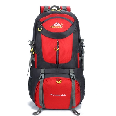 BSCI Water Resistant Hiking Backpack 60L Hiking Mountaineering Backpack