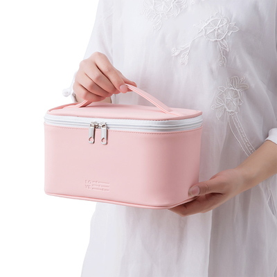 Portable PU Hanging Cosmetic Bag Ladies Cute Waterproof Hanging Toiletry Bag
