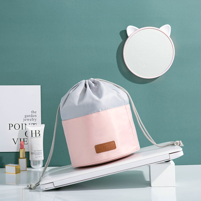 Multi Function Hanging Cosmetic Bag Cylinder Cosmetic Bag Travel  Portable