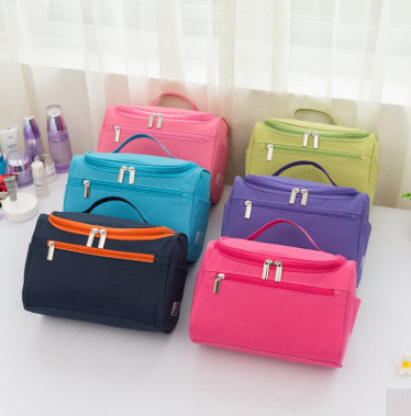 Polyester Hanging Cosmetic Bag Travel Cosmetic Travel Kit Organizer