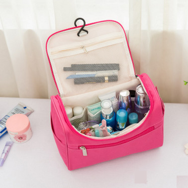 Polyester Hanging Cosmetic Bag Travel Cosmetic Travel Kit Organizer