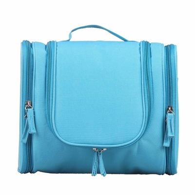 Heavy Duty Hanging Cosmetic Bag Polyester Travel Toiletry Bag Makeup Waterproof