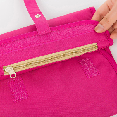 Foldable Travel Toiletry Cosmetic Bag Storage Makeup Bag Organizer Polyester