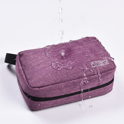 Red Hanging Travel Makeup Bag Toiletry Hanging Cosmetic Organizer Portable