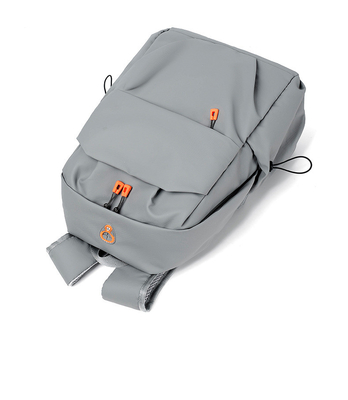 Grey Waterproof Travel Laptop Backpack Anti Theft Backpack With Usb Charging Port
