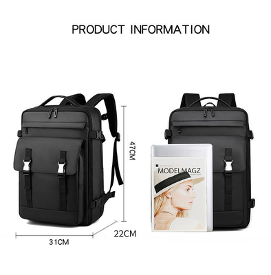 31x22x47cm Travel Business Backpack ISO Waterproof School Backpack USB Charger Port