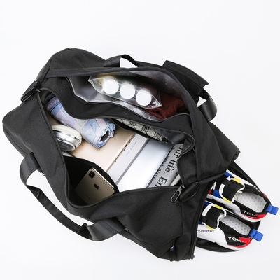Travel Custom Gym Bag Mens Duffle Bag With Shoe Compartment Outdoor