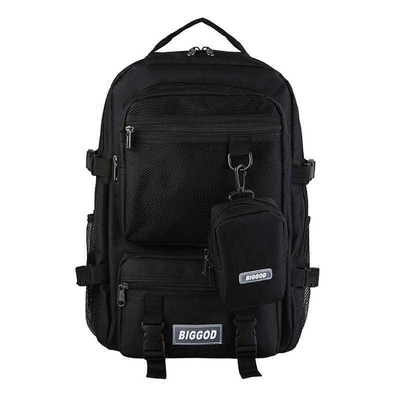 Red BSCI Business Back Packs Casual Large Capacity Oxford Travel Backpack