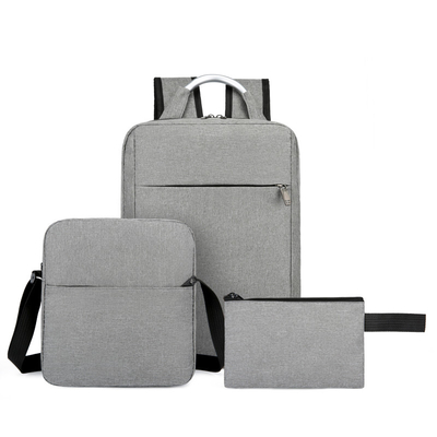1.2 Inch Office Backpack Sets 3 In 1 Mens Fashion Backpacks Set With Usb Port