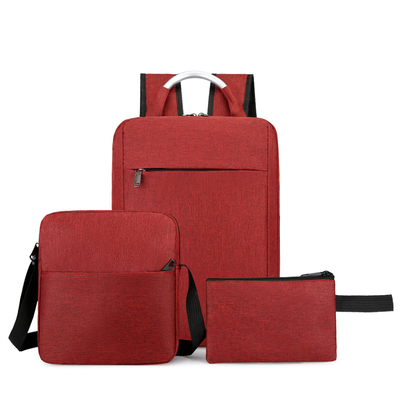 1.2 Inch Office Backpack Sets 3 In 1 Mens Fashion Backpacks Set With Usb Port