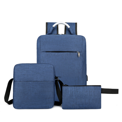 1.2 Inch Office Backpack Sets 3 In 1 Mens Fashion Backpacks Set With Usb Port