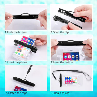 Underwater Phone Waterproof Cover Waterproof Swimming Bag Case Phone Pouch