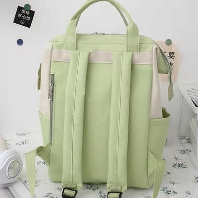 Green Backpack Sets Laptop Students Durable Book Bag Girls