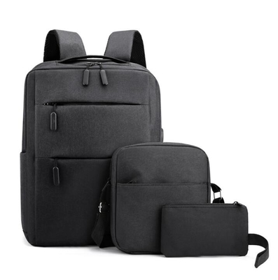 ODM Polyester Men'S Backpack Sets Waterproof Navy Blue Laptop Backpack