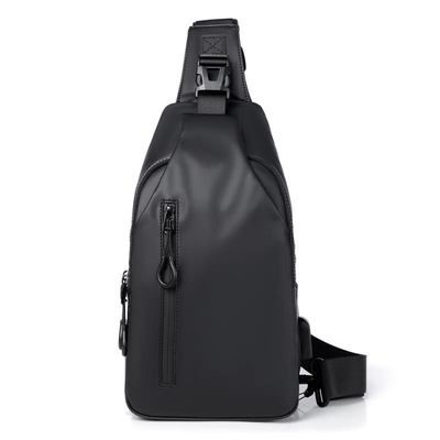 ISO Waterproof Crossbody Sling Bag Mens Sling Chest Bag With USB Charging