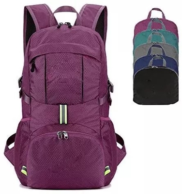 30L Women Waterproof Hiking Backpack 0.1kg Ultralight Foldable Travel Backpack