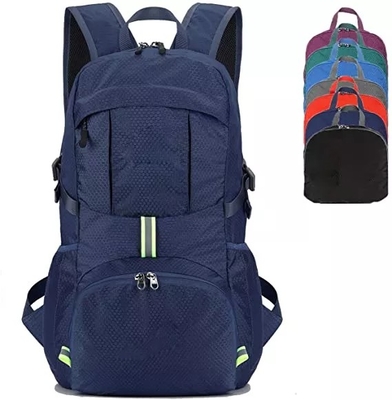 30L Women Waterproof Hiking Backpack 0.1kg Ultralight Foldable Travel Backpack