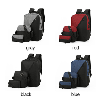 Oxford Computer Backpack Sets 3 In 1 Unisex Laptop Backpack Set