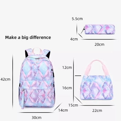 Lightweight Backpack Sets For Teens School Book Bags Sets Oxford