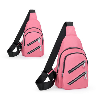 9.7'' Multi Pocket Crossbody Sling Bag Oxford Cloth One Shoulder Sling Bag USB
