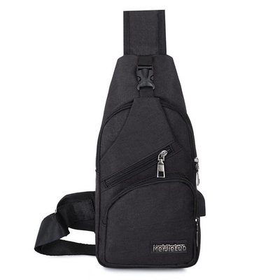 Leisure Sling Body Bag Canvas Waterproof Sling Backpacks  Large Capacity