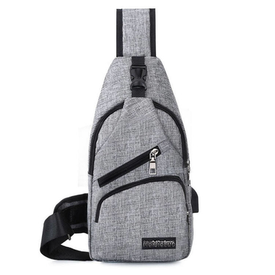 Leisure Sling Body Bag Canvas Waterproof Sling Backpacks  Large Capacity