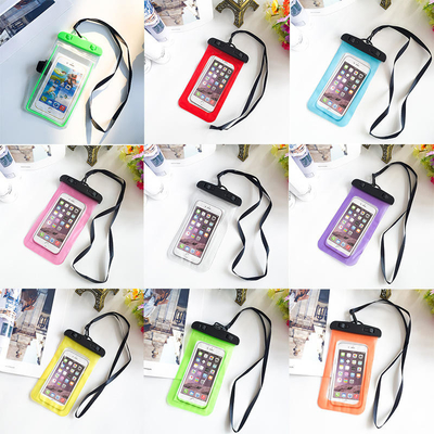 Universal Waterproof Cell Phone Pouch Clear Floating Waterproof Phone Case Lanyard
