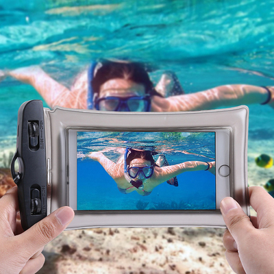 Universal Waterproof Cell Phone Pouch Clear Floating Waterproof Phone Case Lanyard