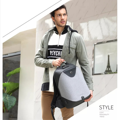 Polyester Business Laptop Backpack 1.54 Inch Antitheft Back Pack For Men Laptop