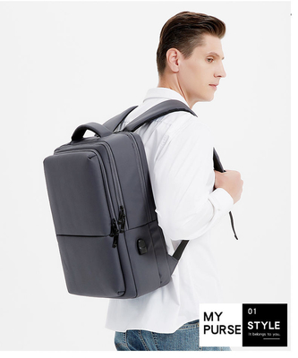 Casual ODM Waterproof Laptop Bag Polyester  0.44m Anti Theft Laptop Backpack