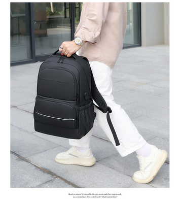 Business USB Charging Backpack With Phone Charger Oxford Computer Bag