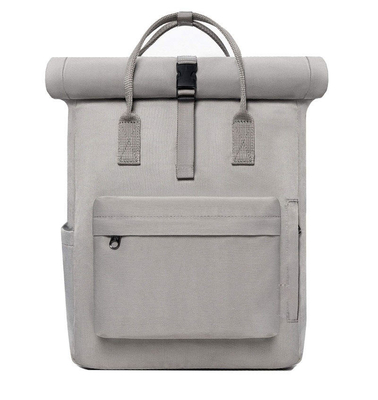 Canvas Custom Logo Waterproof Rolltop Bag 40cm Rolltop Laptop Backpack