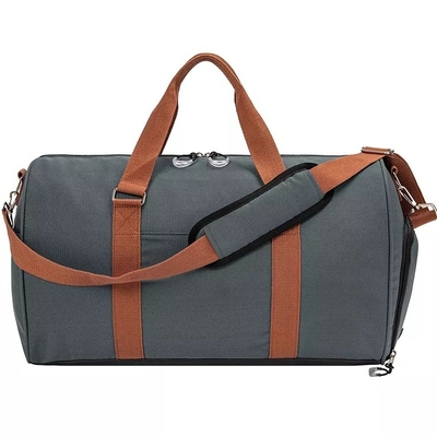 Unisex Anti Theft Travel Bag Solid Color Water Proof Duffle Bag Storage Luggage Trolley