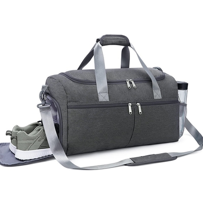 18&quot; Gym Anti Theft Travel Bag Duffle Bag With Shoe Compartment Wet Pocket