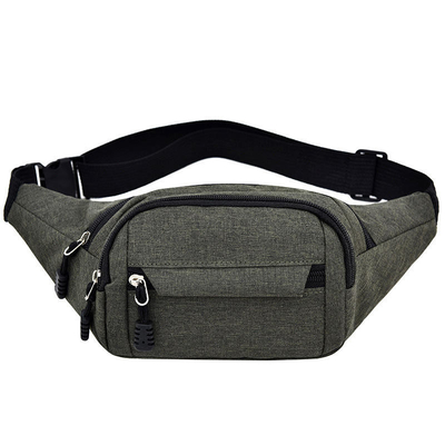Rpet Water Resistant Waist Pack  Eco Friendly Waist Pouch For Men Women Custom Print