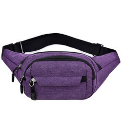 Rpet Water Resistant Waist Pack  Eco Friendly Waist Pouch For Men Women Custom Print