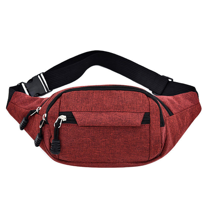 Rpet Water Resistant Waist Pack  Eco Friendly Waist Pouch For Men Women Custom Print