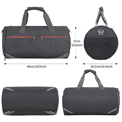 Sport Anti Theft Travel Bag Lightweight Gym Duffle Bag With Shoe Compartment Wet Pocket