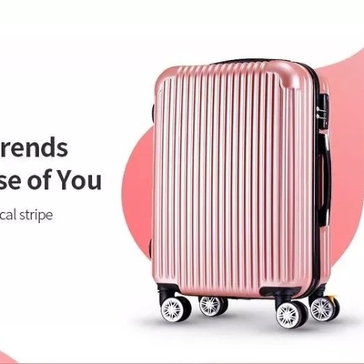 PC Polycarbonate Travelling Luggage Set Of 3 Pieces Shiny Surface Girls Suitcase Hardside Trolley