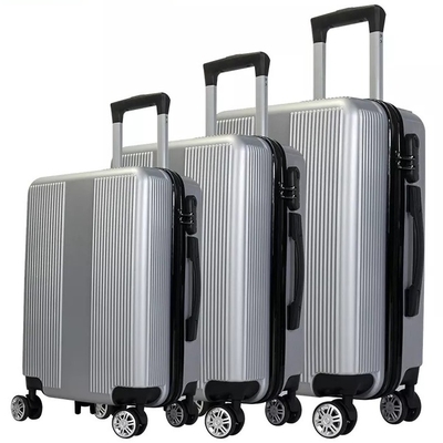 PP Aluminum Trolley Travel Luggage Sets Suitcase On Wheels 20 Inch Waterproof Hard Case