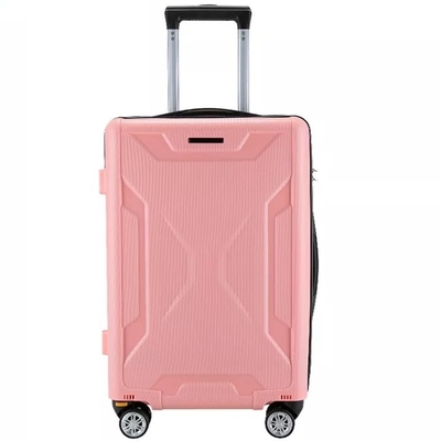 Polyester Lining Hard Shell Luggage Set 24''  Trolley Suitcase Tsa Luggage Lock 3 Pcs Pp Carry On
