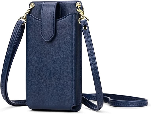Small Cellphone Crossbody Wallet Synthetic Leather Material Cellphone Holder