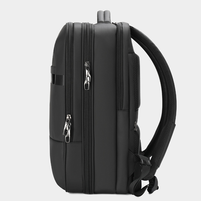 Fashion Office Briefcase Bag For Men Business Travel Laptop Full Open RFID Black